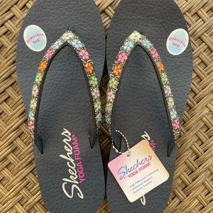 Skechers Meditation Daisy Delight Flip Flops